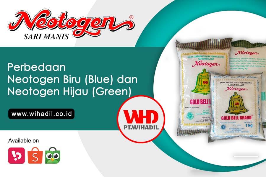 Perbedaan Neotogen Biru Blue dan Neotogen Hijau Green